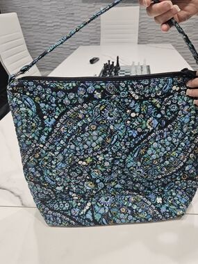 Vera Bradley Blue Floral Quilted Tote